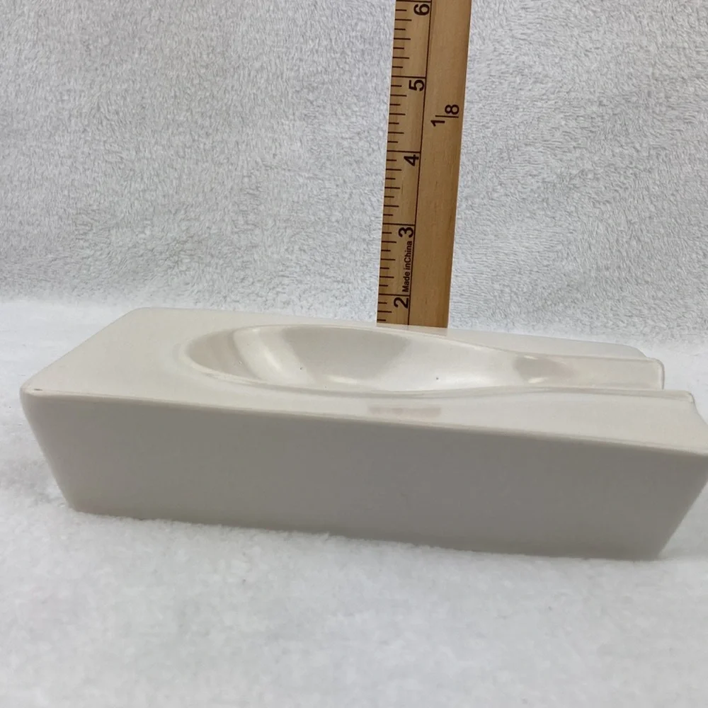 Pier 1 Imports Stoneware Spoon Rest 7”